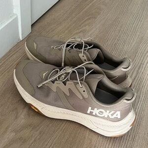 Hoka Taupe Athletic Sneakers